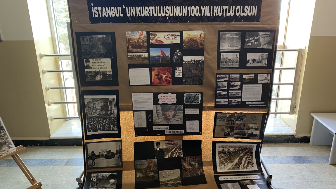 “İstanbul’un Kurtuluşunun 100. Yılı” Kutlamaları Okul Sergisi